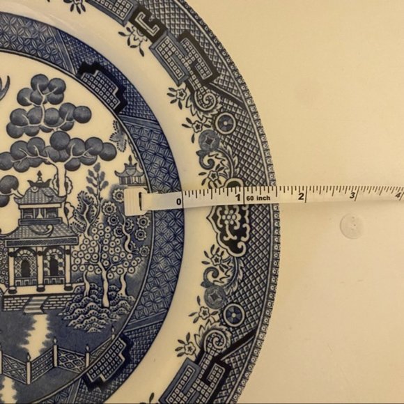 Vintage (1980s) Churchill China Blue Willow 10" diameter plate - Picture 11 of 11